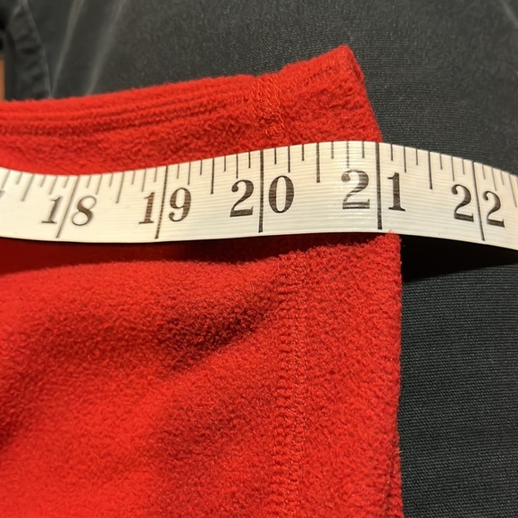 EXC The North Face Micro Fleece Zip Neck Pullover Top Men’s XL Burnt Red - Picture 15 of 17